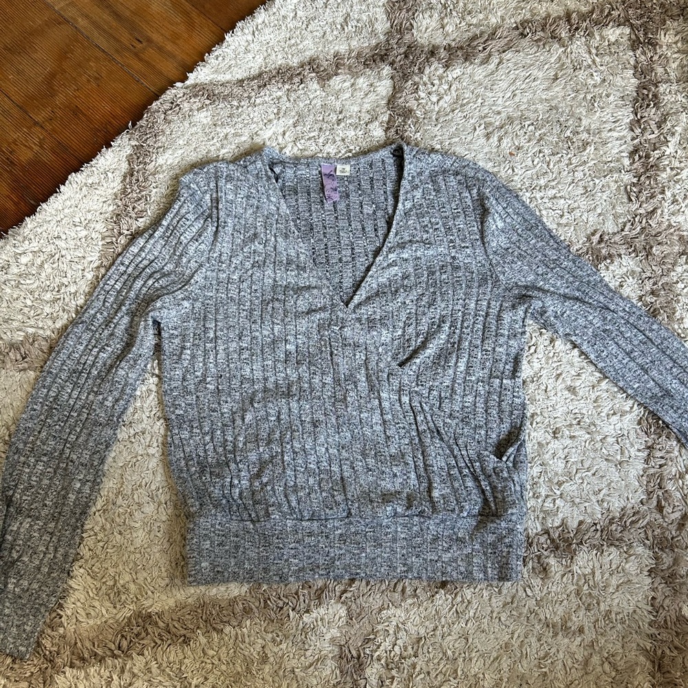Gray sweater